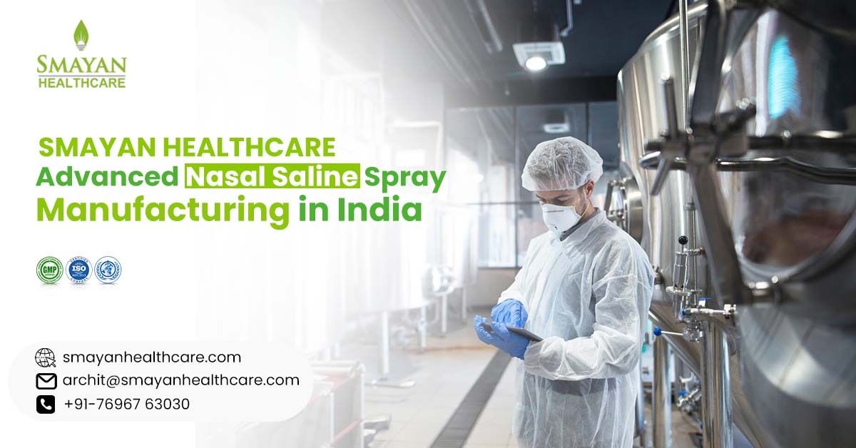 Smayan Healthcare: Saline nasal spray manufacturer of advanced nasal saline spray systems.